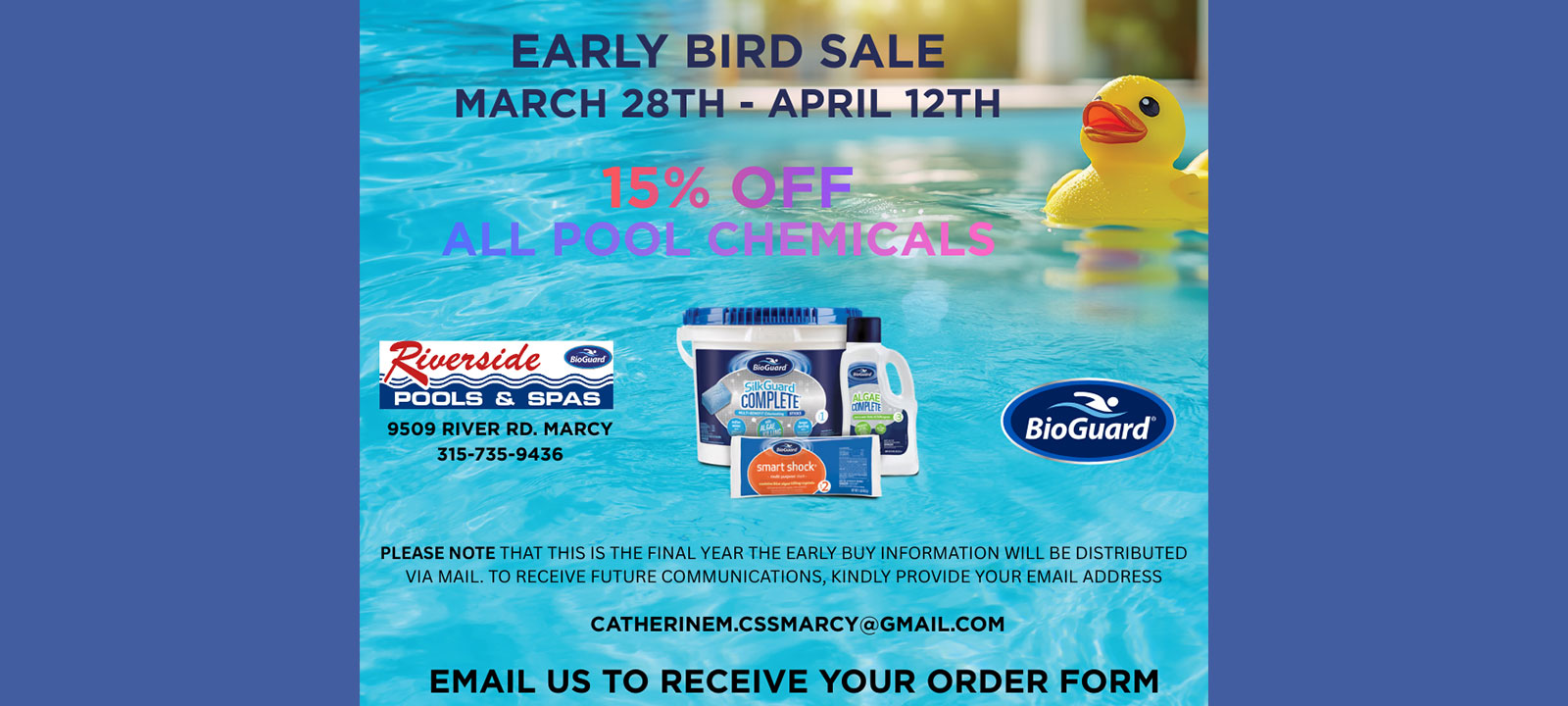 Early Bird Sale Early Bird Sale